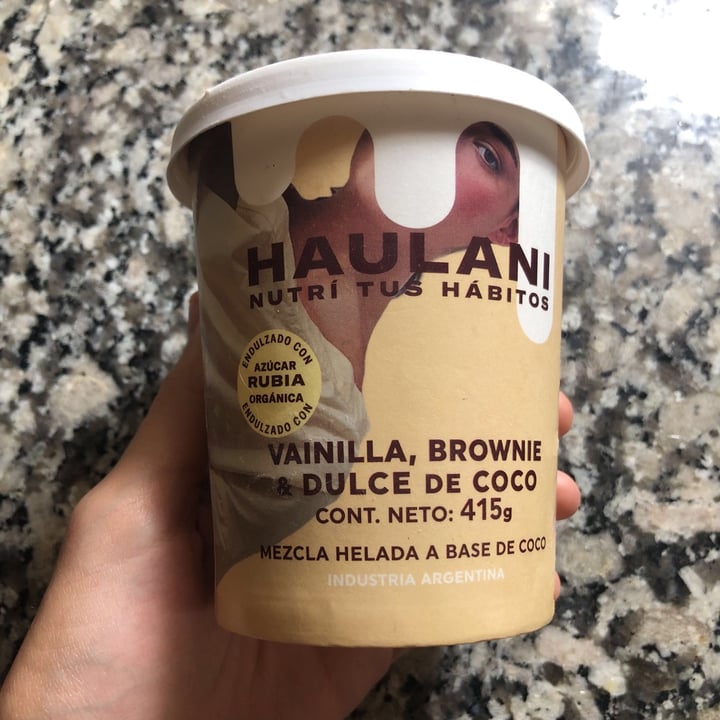 photo of Haulani Helado Vainilla, Brownie y Dulce de coco shared by @manuuuu on  21 Oct 2020 - review
