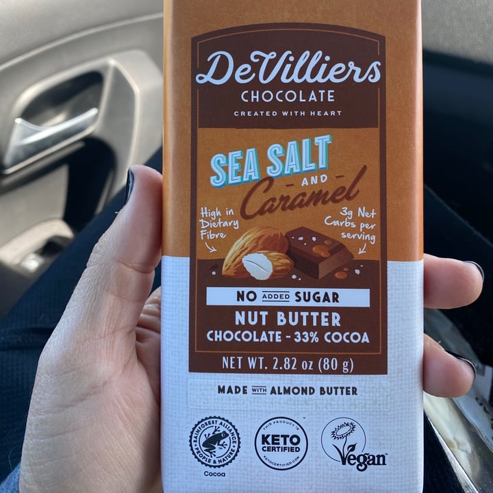 photo of De Villiers Chocolate Sea Salt & Caramel shared by @anza on  28 Sep 2021 - review