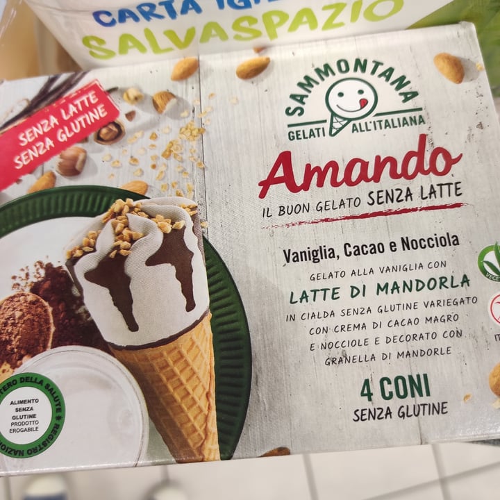 photo of Sammontana Cono Vaniglia, Cacao E Nocciola shared by @luciestorrs on  18 Jun 2021 - review