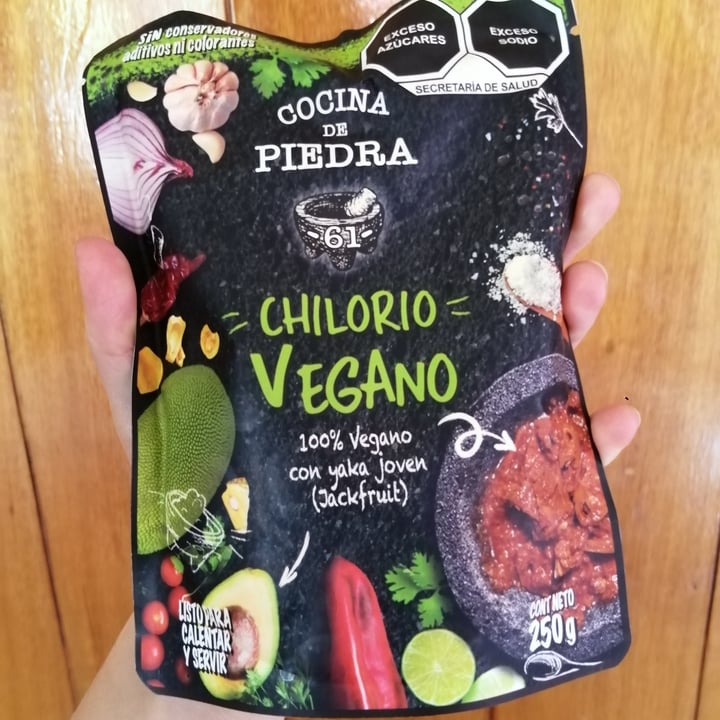 photo of Cocina de piedra Chilorio vegano shared by @beleneea on  11 Jun 2022 - review