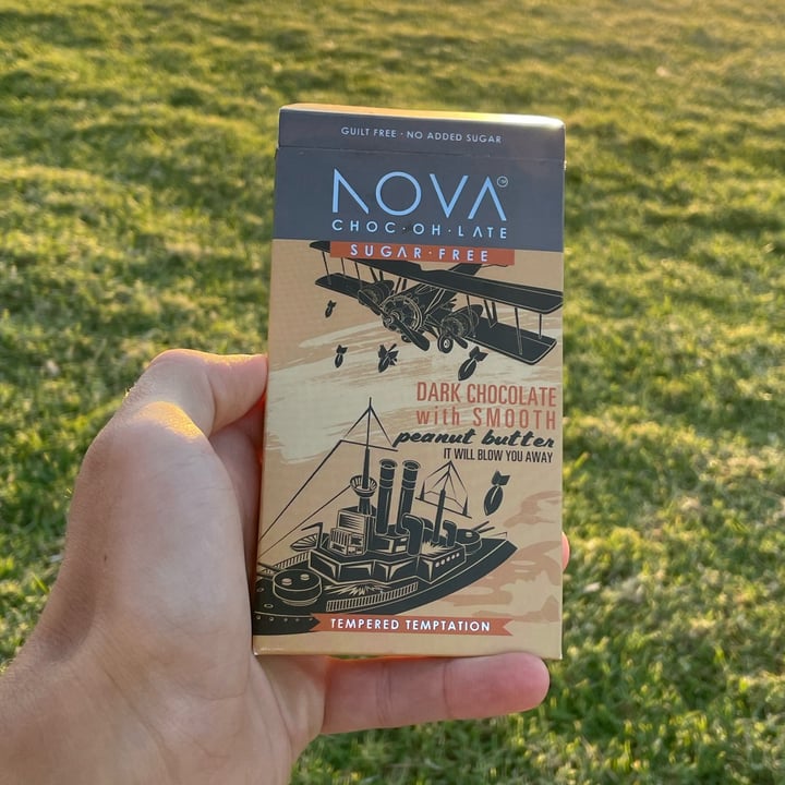 photo of NOVA Dark Chocolate with Smooth Peanut Butter shared by @lassetiereleben on  03 Apr 2022 - review