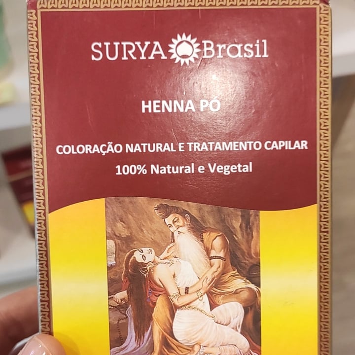 photo of Creme Coloração Henna Surya Henna Creme (Castanho Claro) shared by @micheletrevisan on  27 Apr 2022 - review