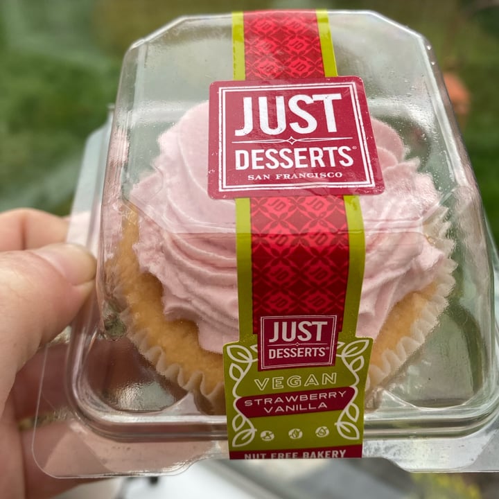 Just Desserts San Francisco Vegan Strawberry Vanilla Cupcakes Review abillion
