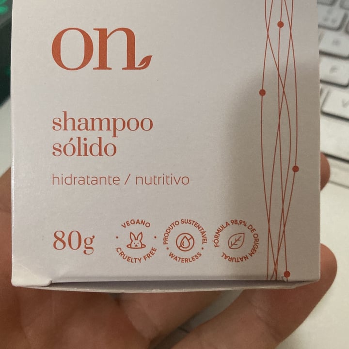 photo of ON Shampoo Sólido shared by @guitelpietro on  11 May 2022 - review