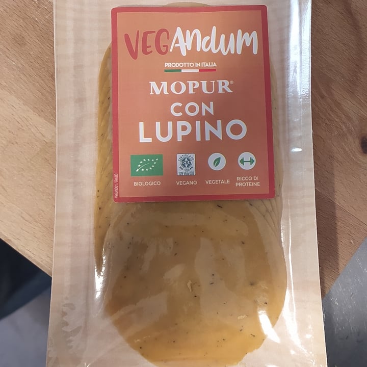 photo of VEGAndum Mopur con lupino shared by @mottina on  06 Apr 2022 - review