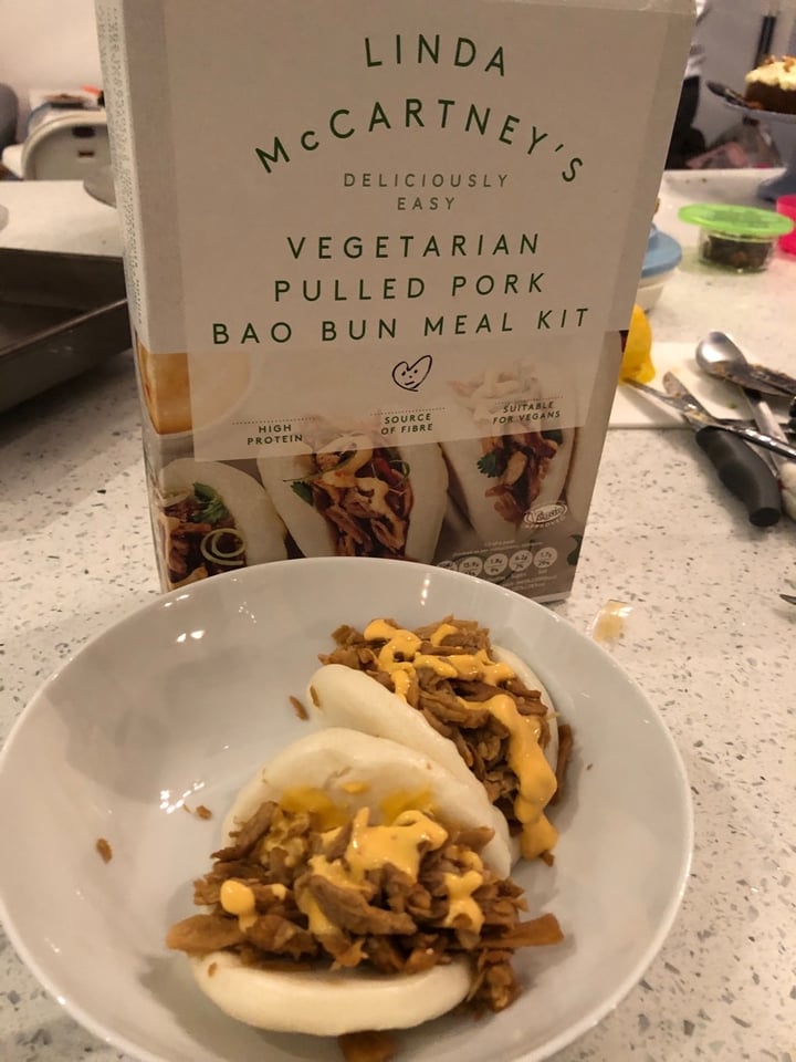 review photo of Linda McCartney's Vegetarian Pulled Pork Bao Bun Meal Kit shared by @renas on 02 Apr 2020 - review