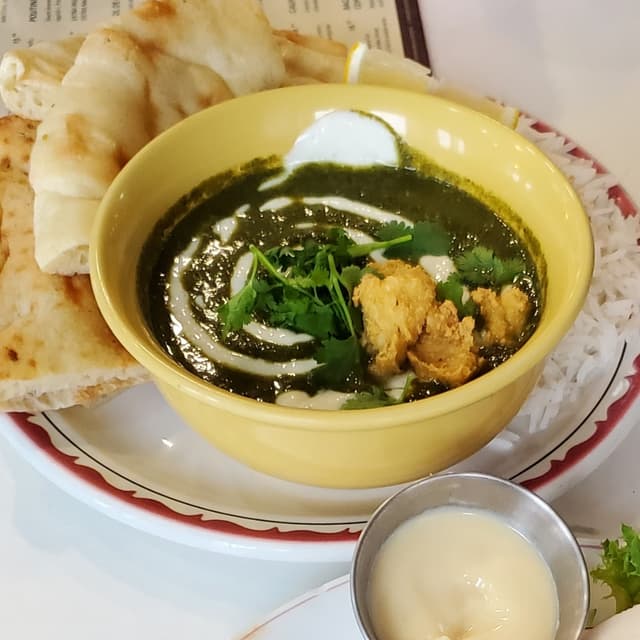Photo of the dish “palak paneer”