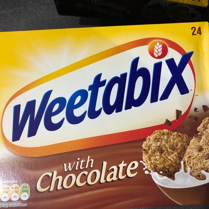 photo of Weetabix Weetabix with chocolate shared by @edentomlinson on  09 Nov 2020 - review
