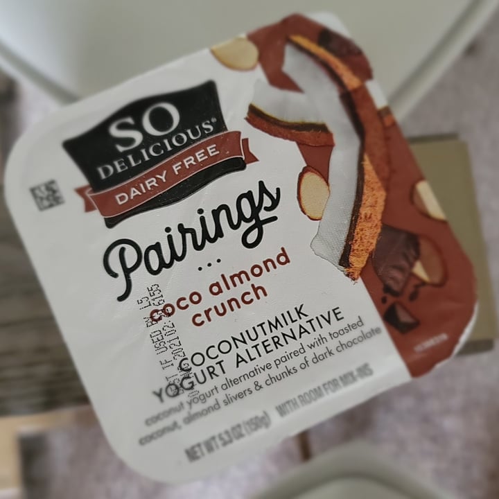 photo of So Delicious Dairy Free Pairings Coco Almond Crunch Coconutmilk Yogurt Alternative shared by @tatiana88 on  24 Jun 2021 - review