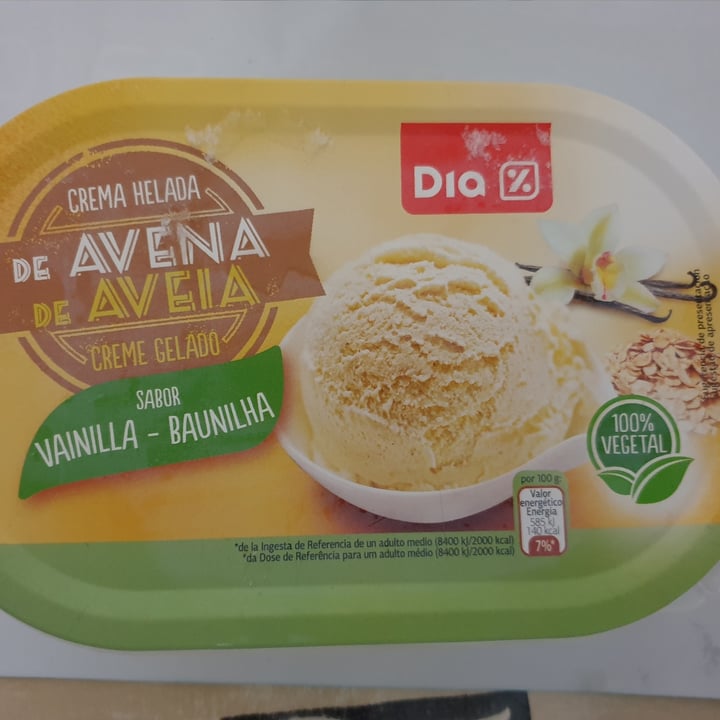 photo of Dia% Crema helada de avena shared by @veggieleni on  21 Dec 2020 - review