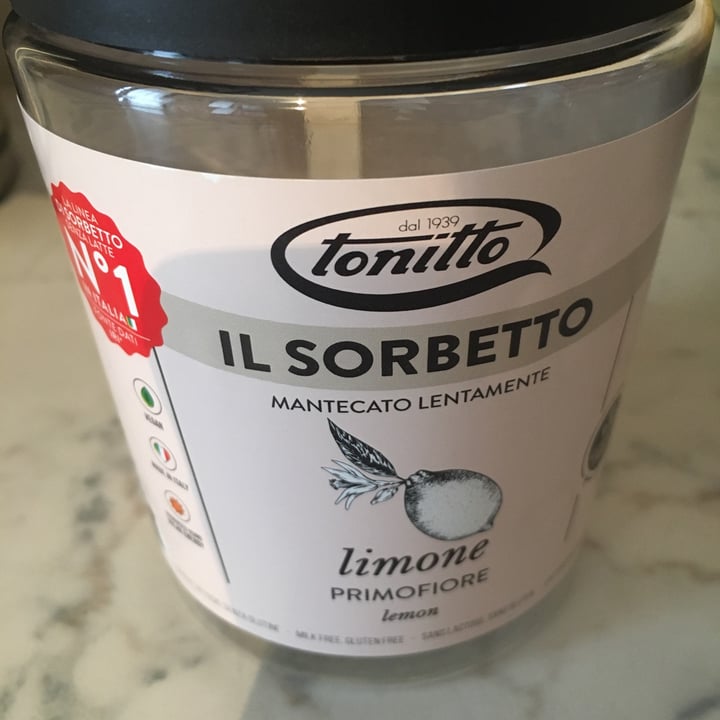 photo of Tonitto Sorbetto Al Limone shared by @elenaninamilli on  07 Jan 2022 - review