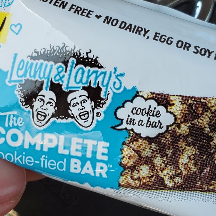 photo of Lenny & Larry’s the complete cookie-fied bar Chocolate Almond Seasalt shared by @cynicallyproven on  12 Sep 2022 - review
