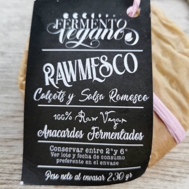 photo of Fermento vegano Rawmesco shared by @anascully on  07 Jul 2022 - review