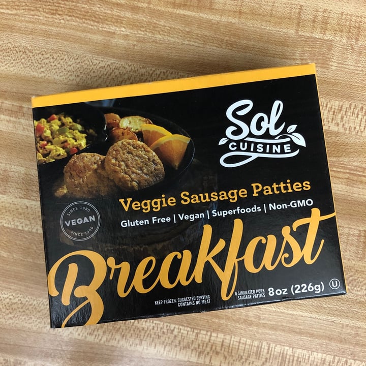 review photo of Sol Cuisine Veggie Breakfast Sausages shared by @allveggies on 24 May 2022 - review
