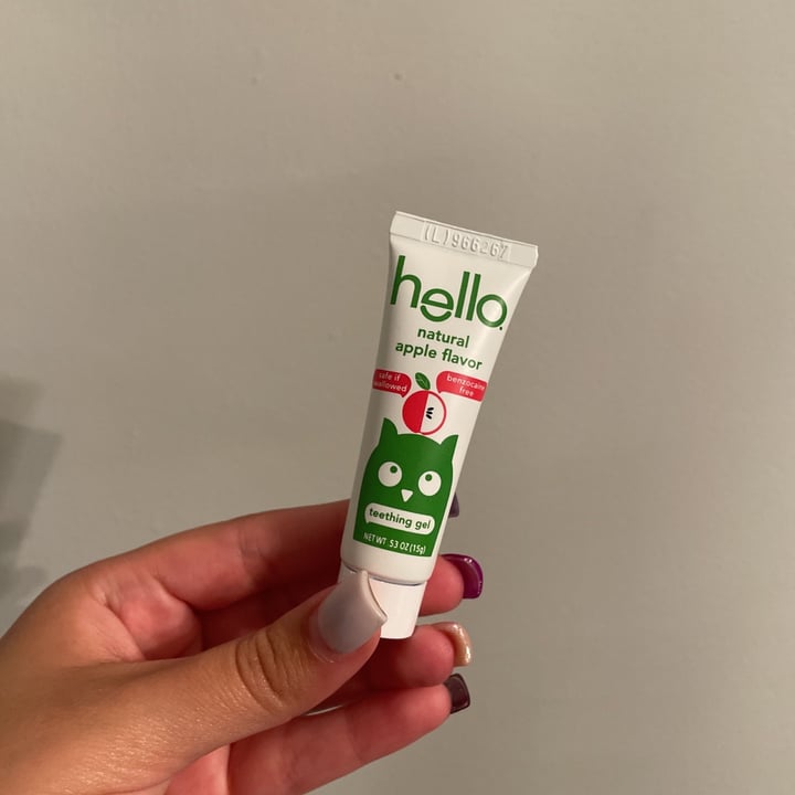 review photo of Hello Teething Gel shared by @melendezkiana12 on 18 Jul 2021 - review