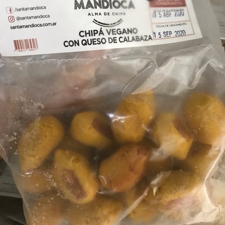 photo of Santa Mandioca Chipa Vegano Con Queso De Calabaza shared by @lalucilanatural on  26 Apr 2020 - review