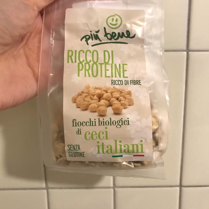 review photo of Piú bene Fiocchi biologici di ceci italiani shared by @caravalentina on 01 Apr 2022 - review