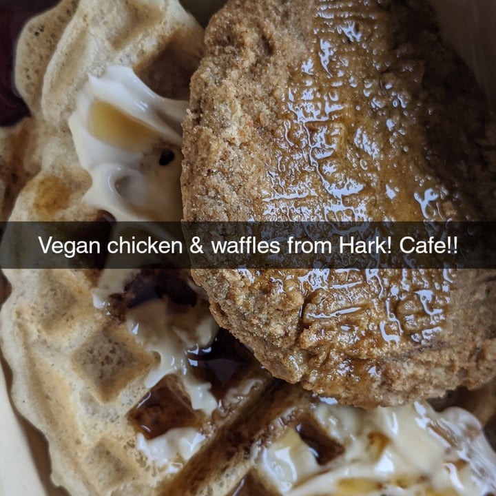 review photo of Hark! Cafe Chicken And Waffles shared by @kelseyhirsch on 24 Apr 2022 - review