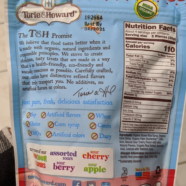 photo of Torie & Howard Chewie Fruities shared by @brocklee on  25 Jun 2020 - review