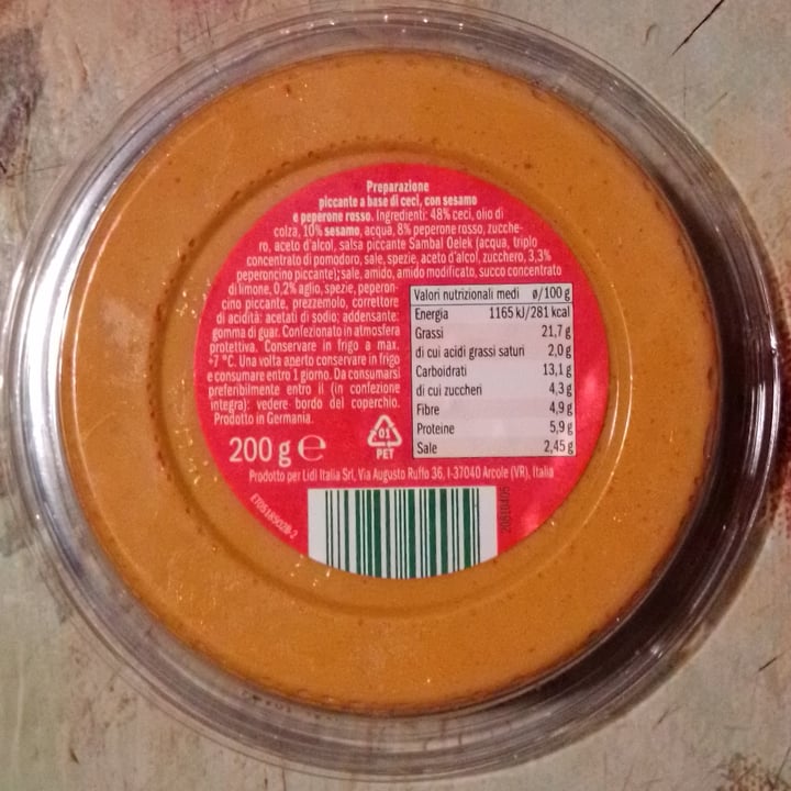 photo of My Best Veggie Hummus Piccante shared by @vegatta on  09 Mar 2021 - review