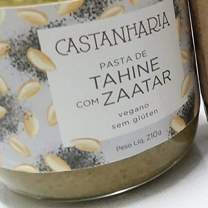 photo of Castanharia Pasta de tahine com zaatar shared by @michelleciascavegan on  30 Oct 2021 - review