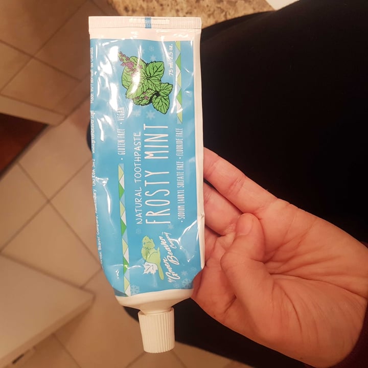 photo of The Green Beaver company Frosty Mint Toothpaste shared by @moryski on  24 Apr 2020 - review