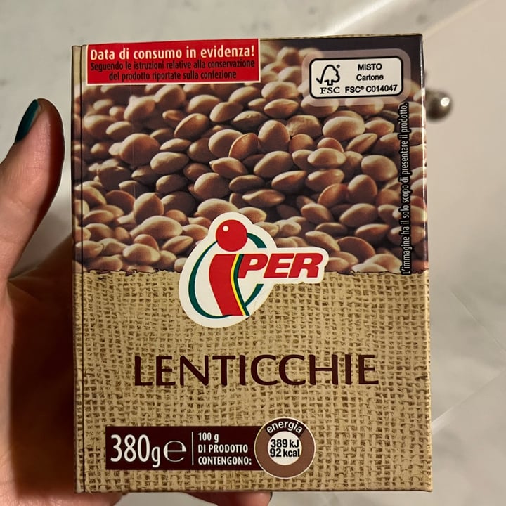 photo of Iper Lenticchie shared by @tipsyballoons on  10 Oct 2022 - review
