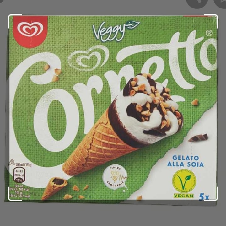 photo of Algida Veggy Cornetto shared by @farytopia on  15 Jun 2022 - review