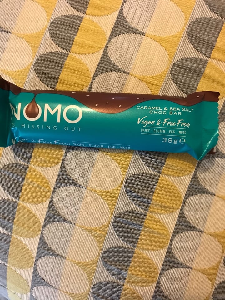 photo of NOMO Caramel & Sea Salt Choc Bar shared by @charlotteduncan on  28 Mar 2020 - review