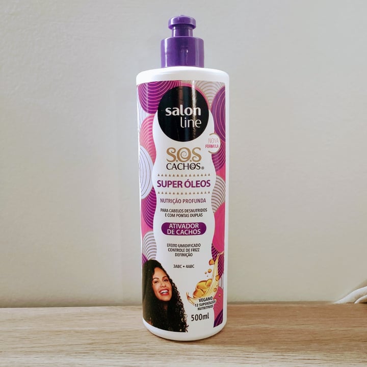 photo of Salon line S.O.S Super Óleos Ativador De Cachos shared by @thalitinha on  18 Oct 2022 - review