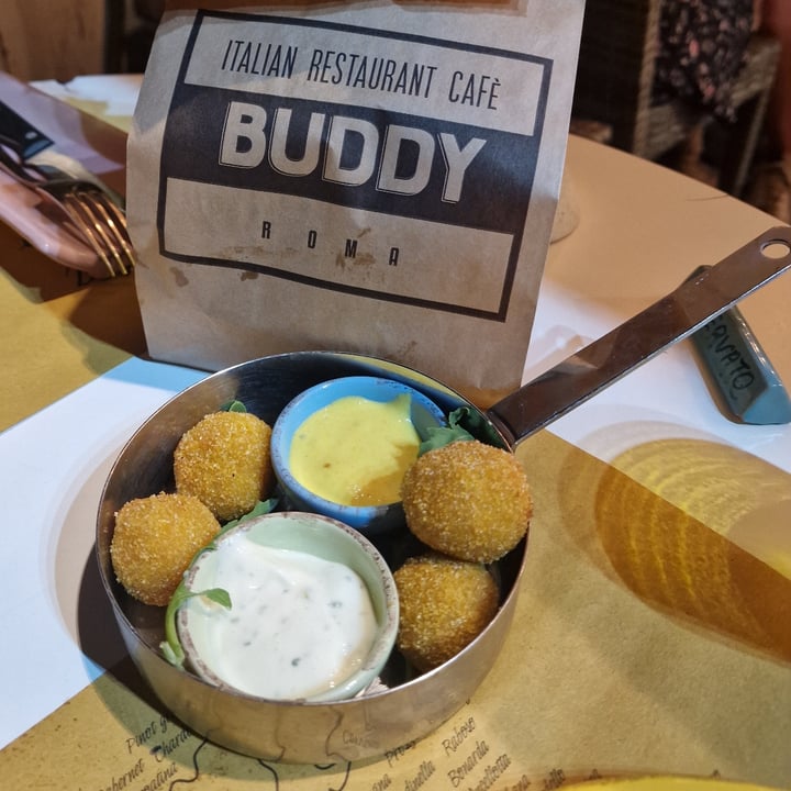 photo of Buddy Italian Restaurant Cafè Falafel With Vegan Cheese And Vegan Mayo shared by @veglisso on  28 Aug 2022 - review