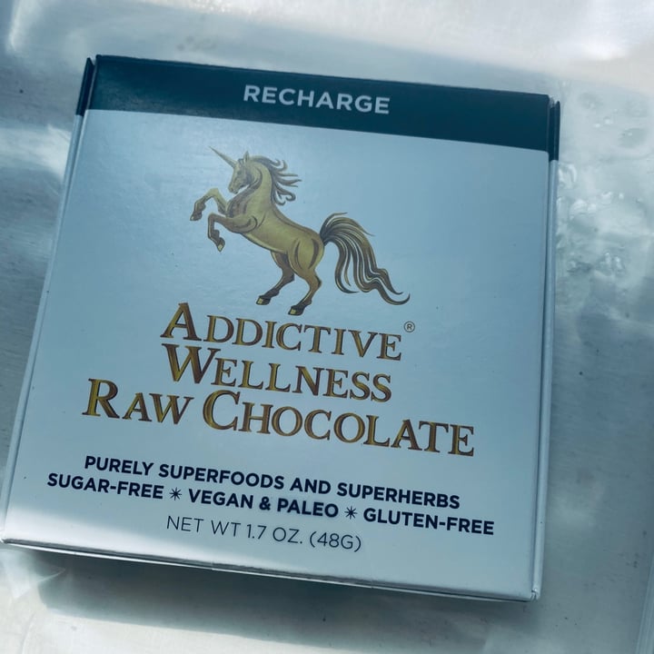 review photo of Addictive Wellness Recharge chocolate shared by @sarahfes on 05 May 2020 - review