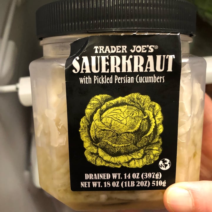photo of Trader Joe's Sauerkraut shared by @catsarekids2 on  28 May 2022 - review