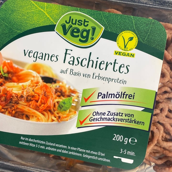 photo of Just Veg! (ALDI Italy) Vegan Ground Meat shared by @nadaemad on  28 Jun 2020 - review