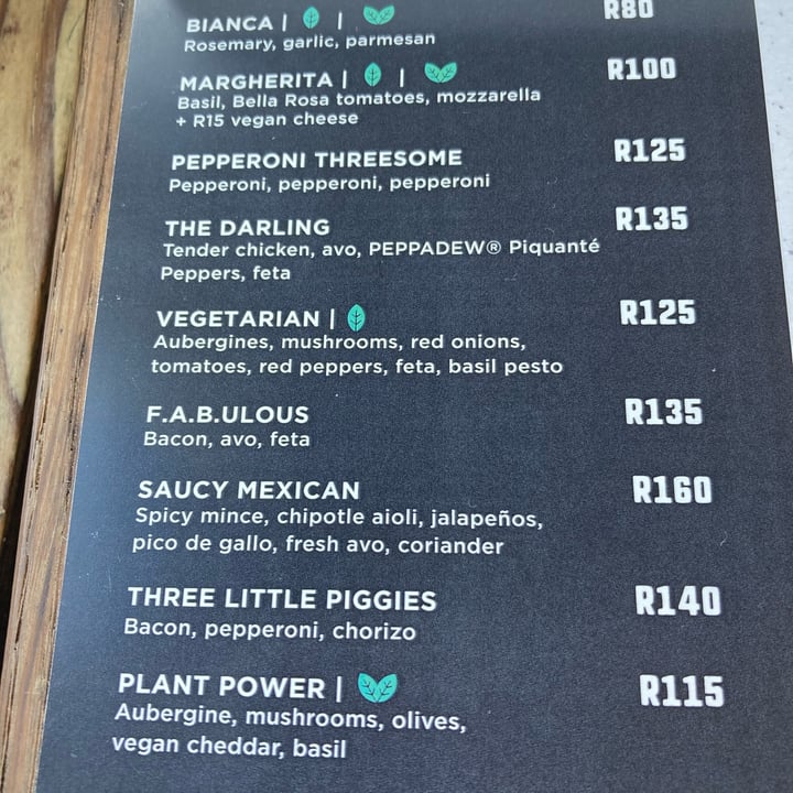 photo of Tiger's Milk Muizenberg The plant power pizza shared by @ctfloof on  04 Jun 2022 - review