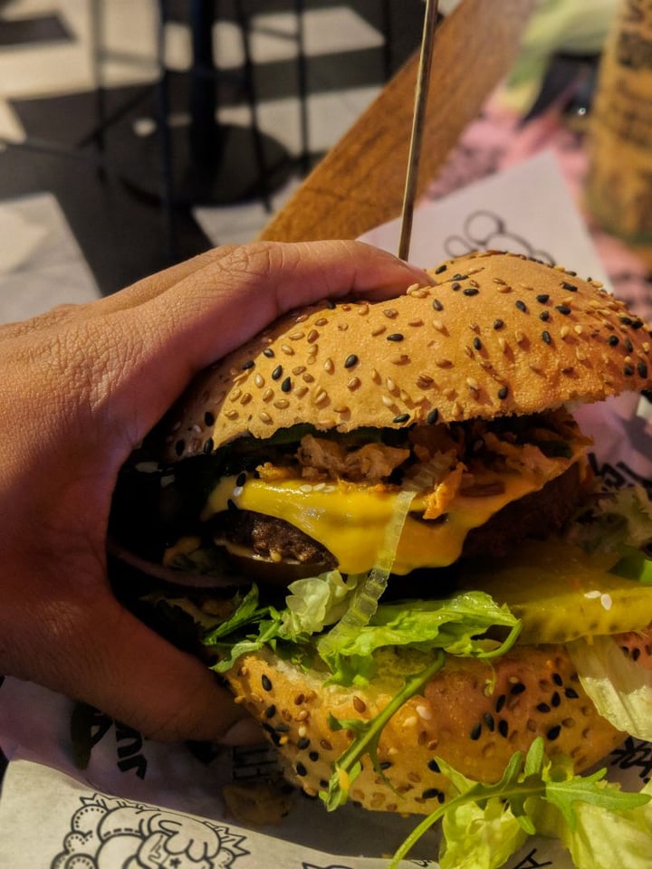 photo of Vegan Junk Food Bar Burger shared by @harsha on  12 Sep 2019 - review