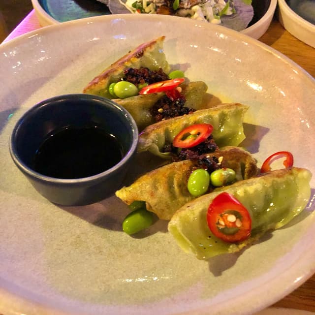 Photo of the dish “Spinach Gyoza”
