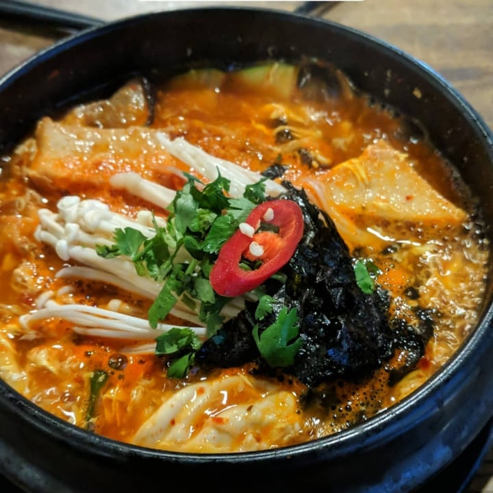 review photo of Daehwa Vegetarian Soondubu Jjigae shared by @rumblingradishes on 08 Jul 2020 - review