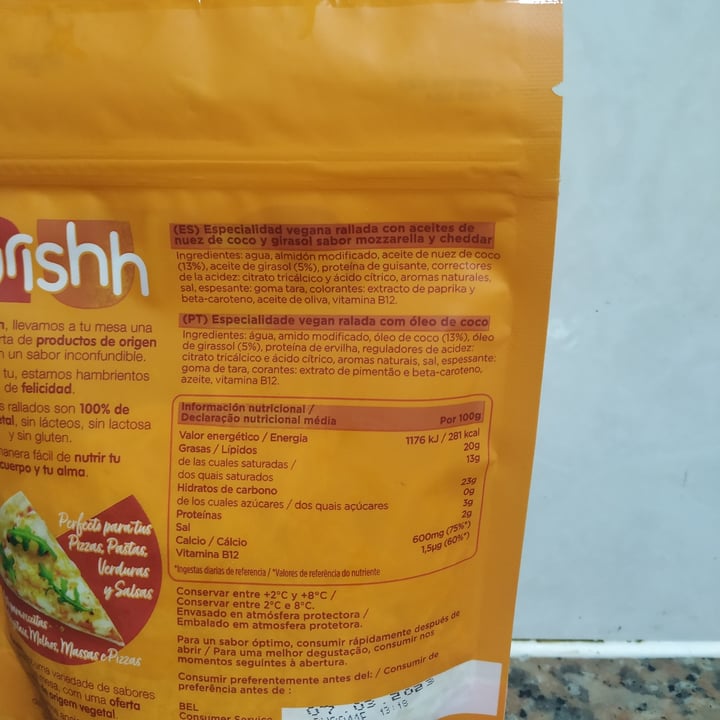 review photo of Nurishh Rallado sabor cheddar y mozzarella shared by @marialorodrigues on 04 Dec 2022 - review