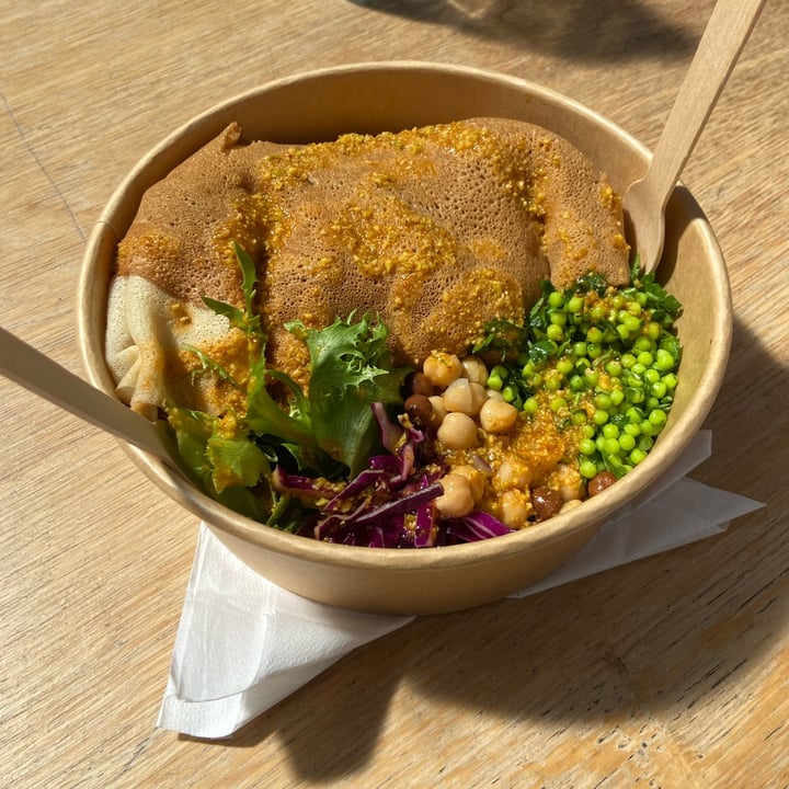 review photo of Merkamo Ethiopian Injera Wrap shared by @-fre- on 25 Oct 2022 - review