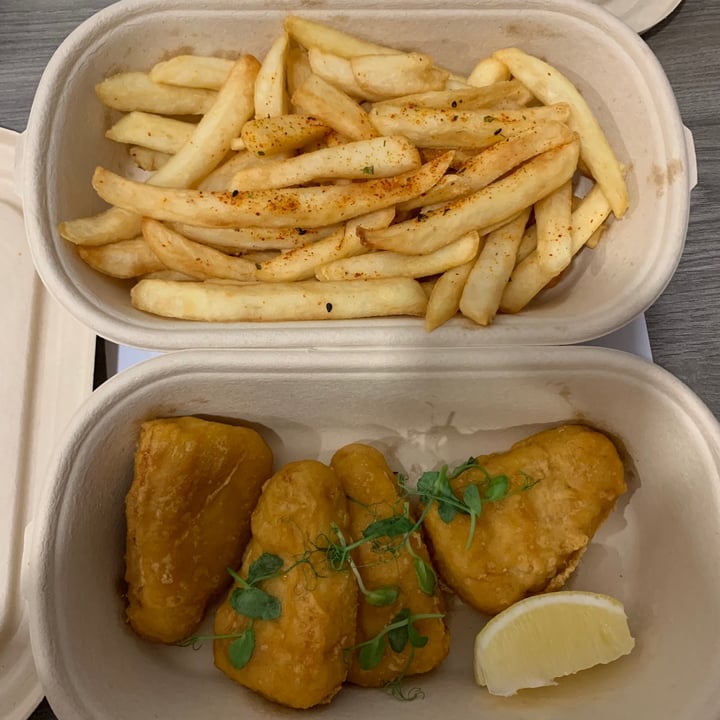 photo of Green Common Singapore Gardein Fish and Chips (Discontinued) shared by @happyveg on  29 May 2021 - review