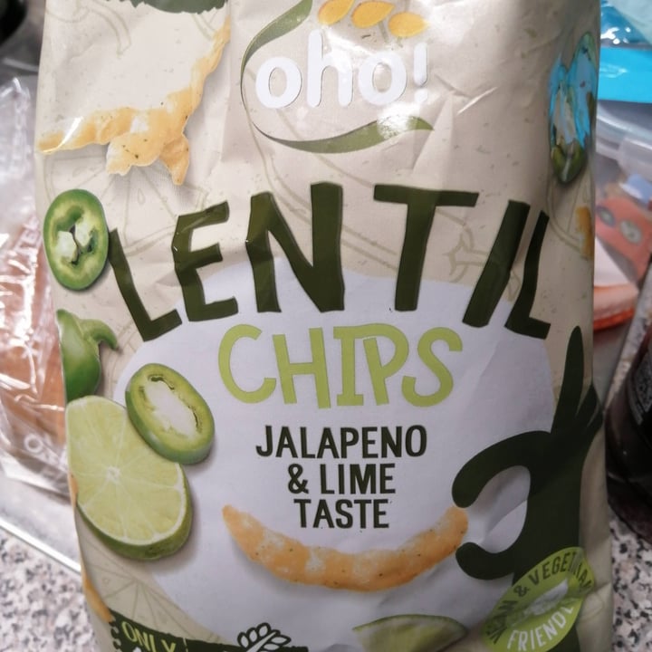photo of Oho! Jalapeño and Lime Lentil Chips shared by @janebee on  13 Feb 2022 - review