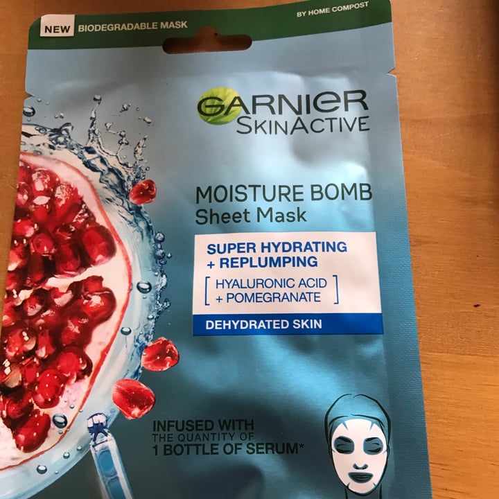 photo of Garnier Moisture bomb super hydrating sheet mask shared by @lennyb on  08 Oct 2021 - review