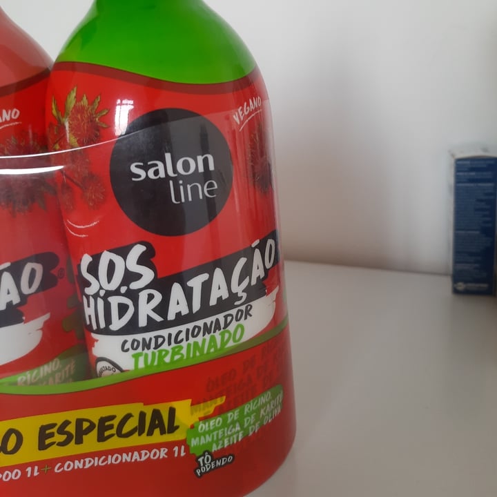 review photo of Salon line Condicionador S.O.S - Óleo De Rícino, Manteiga De Karite E Azeite De Oliva shared by @akarolin on 25 Nov 2021 - review