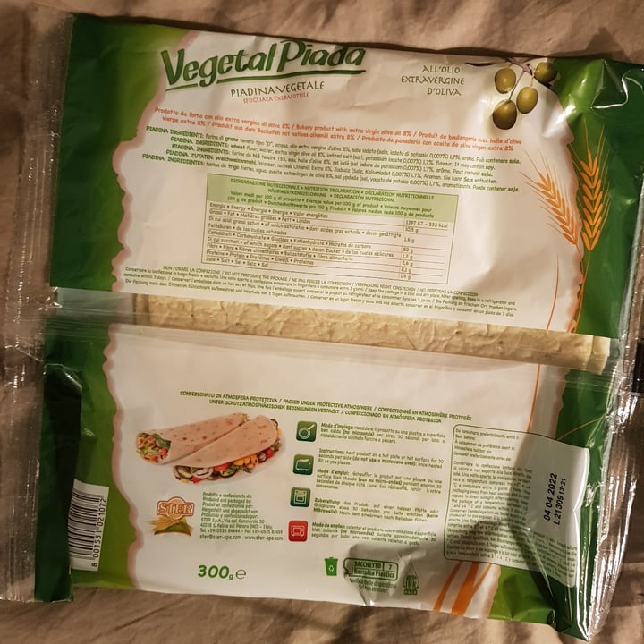 photo of Vegetal piada Piadina vegetale shared by @manuelalmp on  18 Jan 2022 - review