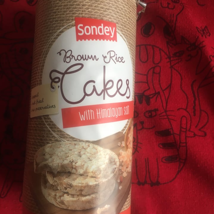 Sondey Brown rice cakes with himalayan salt Review abillion