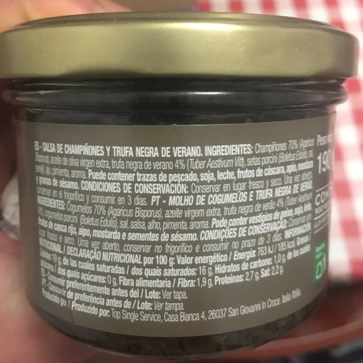 review photo of ALDI Salsa de trufa shared by @claudiadelmonte on 16 Mar 2022 - review