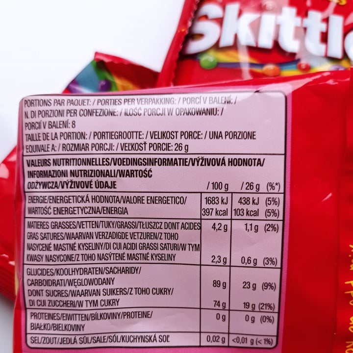 photo of Skittles Skittles Fruits shared by @koyott on  31 Oct 2021 - review