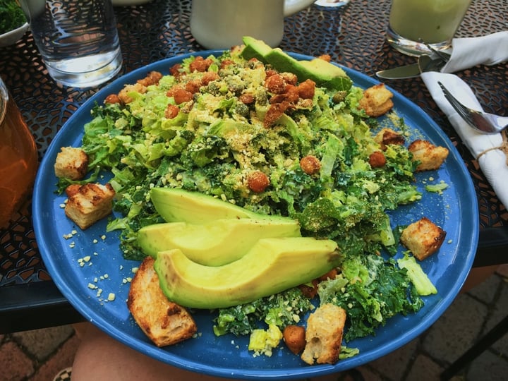 review photo of Leaf Caesar Salad shared by @kenziisntcool on 25 Dec 2019 - review