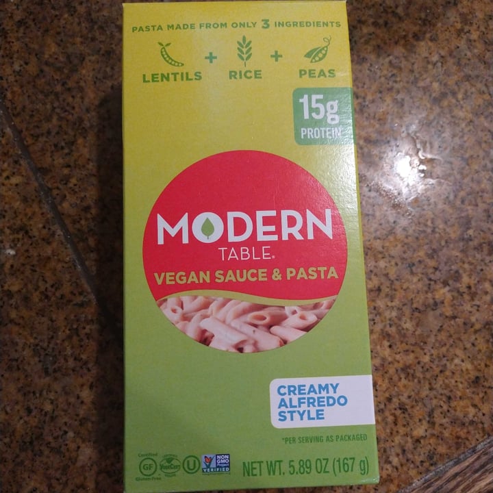 photo of Modern Table Vegan Sauce And Pasta Creamy Alfredo Style shared by @cuddlestherat on  11 Nov 2021 - review